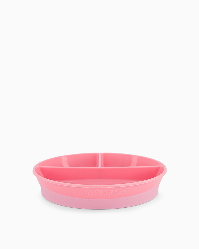 Divided Plate - Pink (6m+)